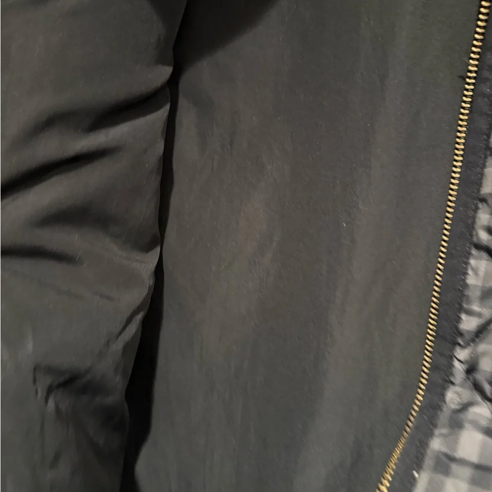 J. Crew Black and Gray Checkered Quilted Vest - Picture 6 of 9